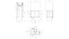 Steel fireplace KRATKI VNL 700/480 12 kW Ø 200 Lift-up