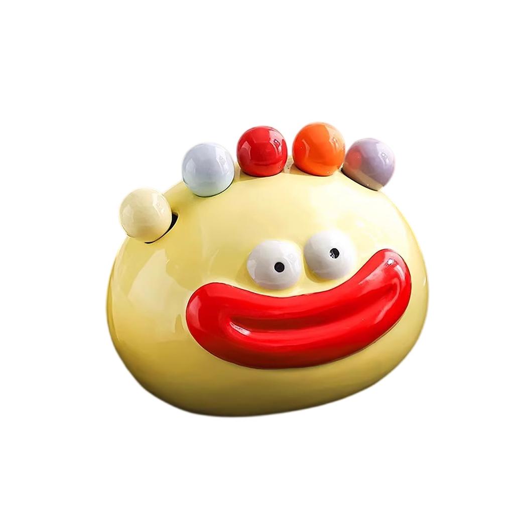 Sausage Mouth Fruit Fork For Home, Dessert Cake Small Fork Creative Fruit Stick Storage Jar