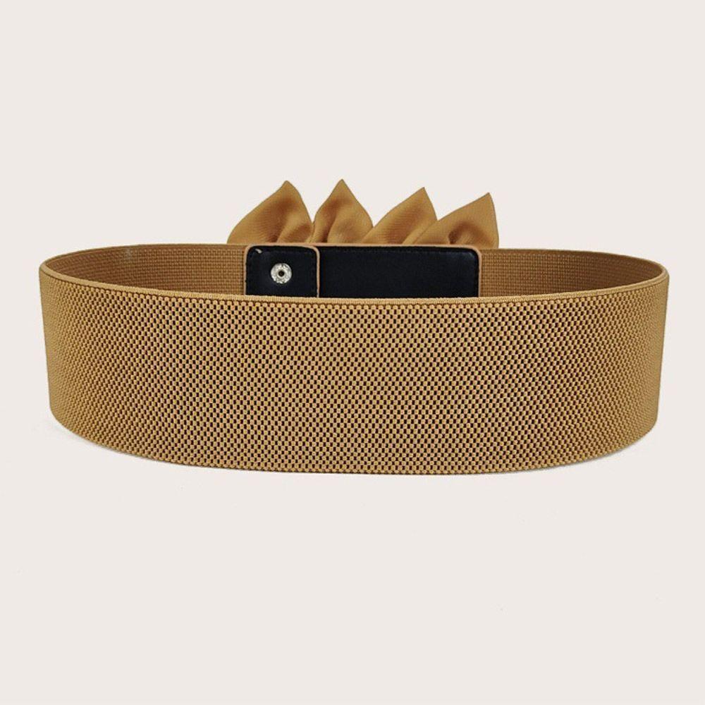 Широкий эластичный пояс с цветочной отделкой, декоративный ремень, изысканные поясные ремни, украшение для одежды