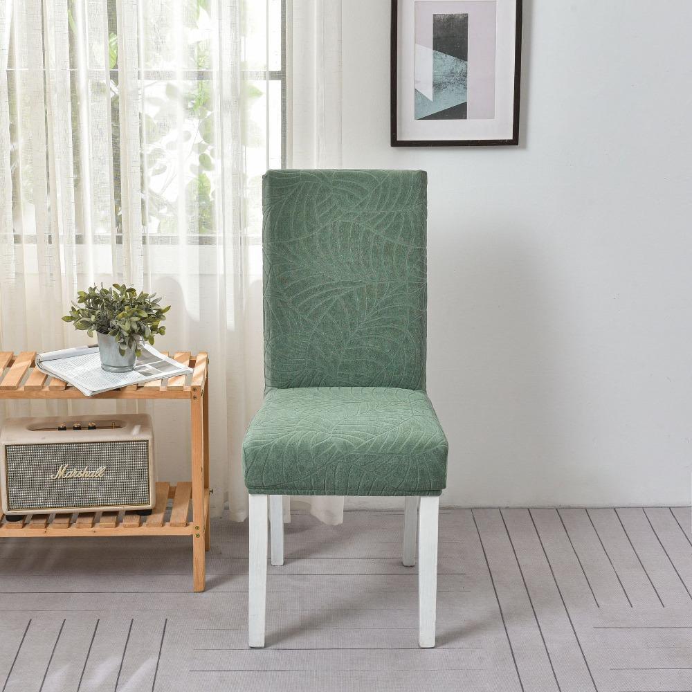 Вязаные водонепроницаемые жаккардовые чехлы на стулья эластичные чехлы на диван для отеля дома утолщенные однотонные