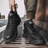 Высокие ботинки Martin весна-осень износостойкие рабочие ботильоны модная кожаная обувь мужская обувь на шнуровке