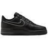 Nike Air Force 1 Low Black Laser Orange Men Sneakers Metallic-Silver IB7677-001