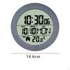 14.6 Cm Bathroom Digital Wall Clock with Suction Cup, LCD Display, Dustproof, Lightweight,