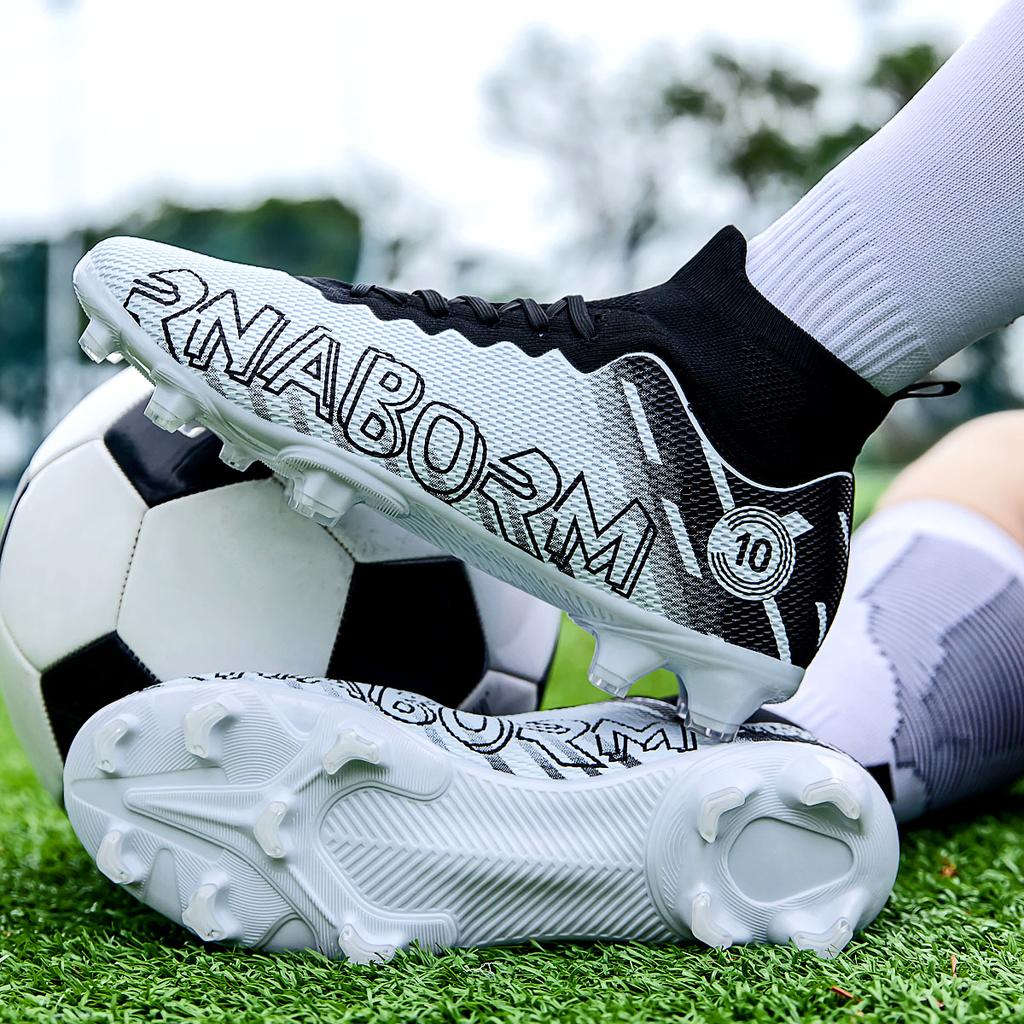 Мужские футбольные бутсы Сверхлегкие футбольные бутсы большого размера. Кроссовки для мальчиков. Нескользящие футбольные бутсы AG/TF. Ботильоны унисекс.