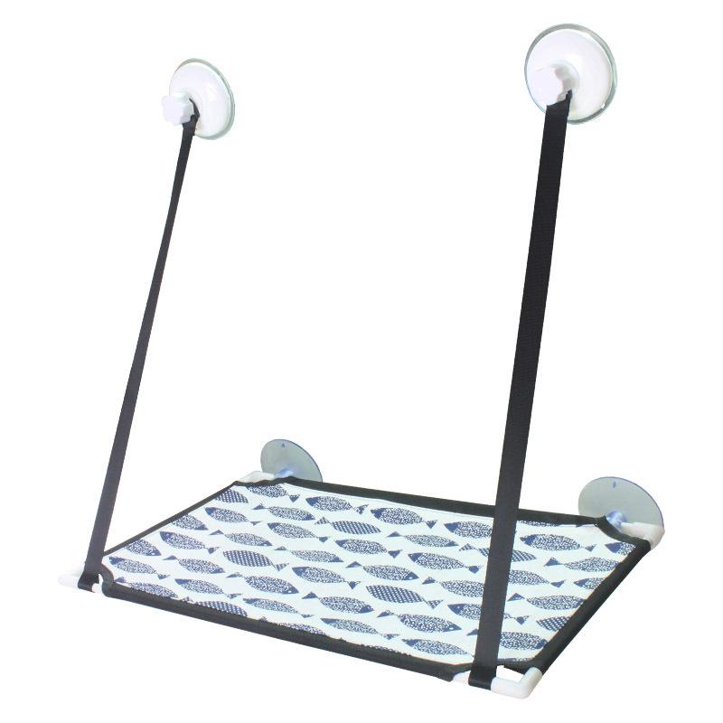 Cat Hammock Suction Cup Windowsill Cat Comfortable Hammock Summer Breathable Mesh Double Hanging Beds Pet Hammock