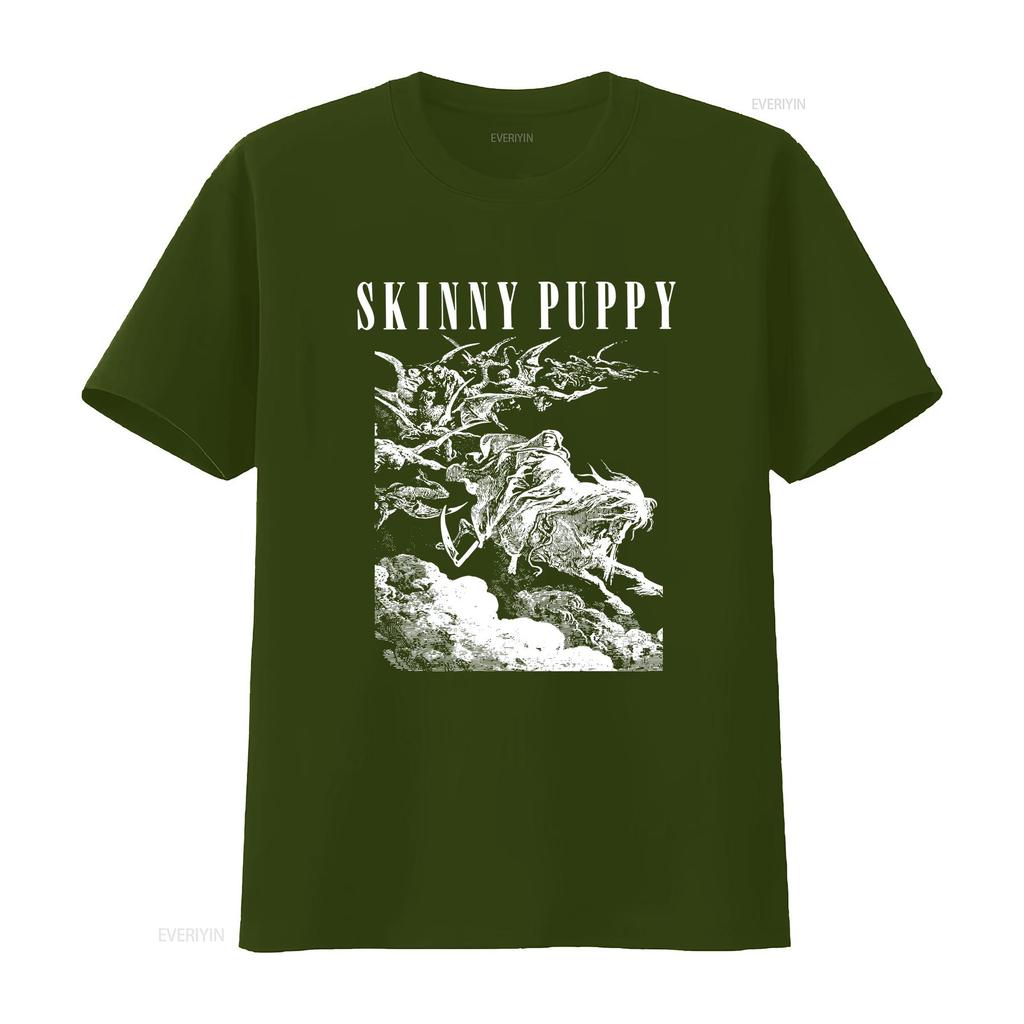 Футболка Skinny Puppy винтажная стираная повседневная с принтом удобная унисекс модная дышащая универсальная стильная мягкая уличная мода