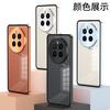 For Realme GT5 Pro Case Aluminium Alloy Metal Frame Case For Realme GT 5 Pro 5G Matte Clear Phone Acrylic Back Cover Bumper
