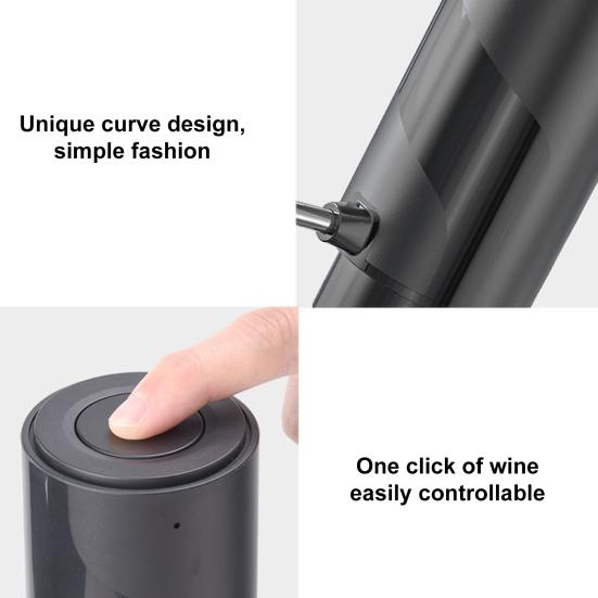 Электрический винный декантер, автоматический аэратор для вина, перезаряжаемый через USB, дозатор вина одним нажатием, мощный дозатор вина для быстрого декантирования, подарок любителю вина