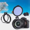 UURIG R-82 82mm Rapid Filter System Camera Lens ND Filter Metal Adapter Ring Compatible with Canon