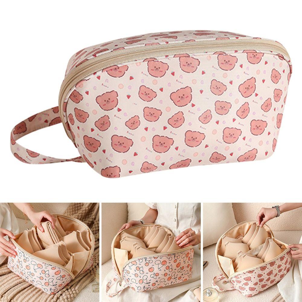 Large Capacity Underwear Storage Bag Portable Travel Toiletries Organizer Travel Makeup Bag
