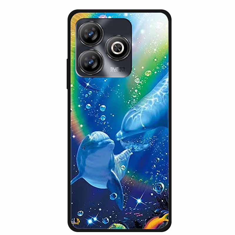 Для ZTE Blade A75 4G Чехлы Z2359 Черный Бампер Мягкий Силиконовый Чехол для ZTE Blade A 75 4G TPU Защита Ударопрочные Чехлы на Z2359