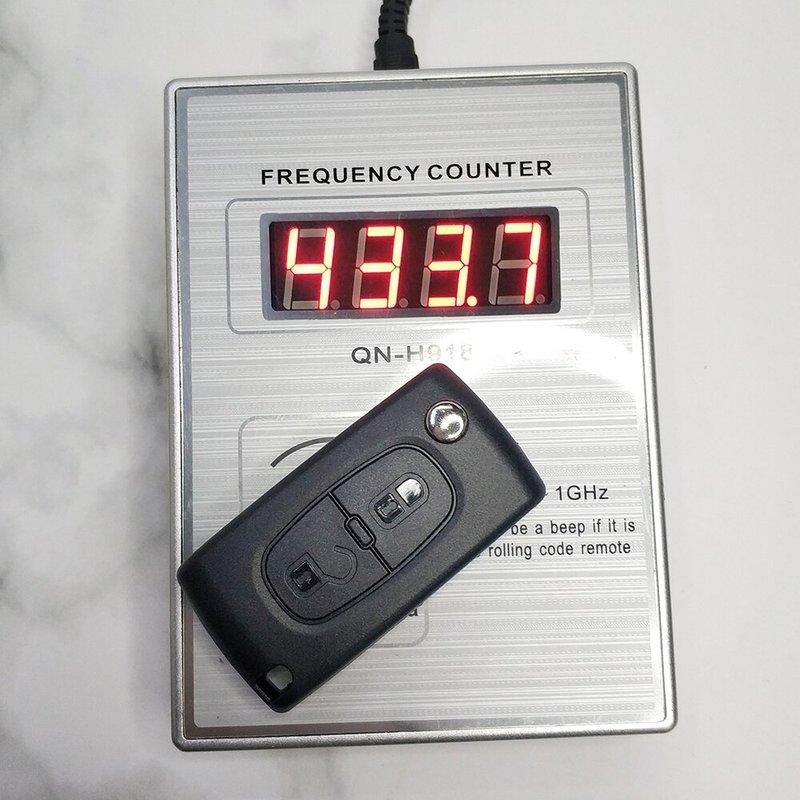 KEYECU Flip Remote Key Fob 2Button 433MHz ID46 for PEUGEOT 207 208 307 308 408 Partner for Citroen C2 C3 C5 2005-2009 0536 Model