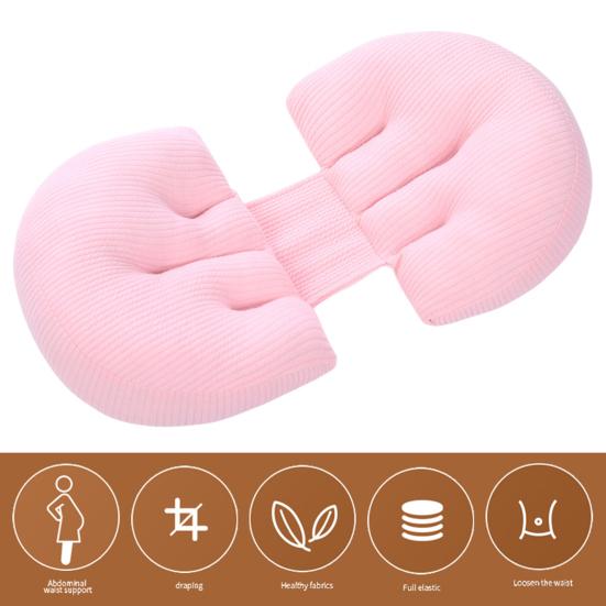 Подушка для поясницы, облегчение боли в спине, полностью эластичная, ослабляет талию, супер мягкая, для беременных женщин, для сна, U-образная подушка, бытовые принадлежности