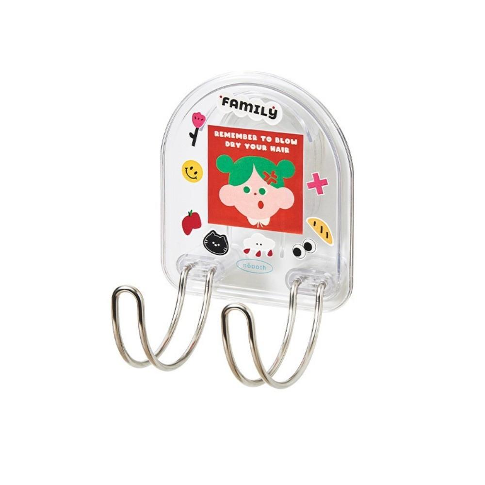 Space-Saving Storage No-Drill Wall-Mounted Storage Rack Multi-Purpose Hairdryer Organizer Bathroom