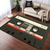 Модный ковер в стиле музыкального радио для гостиной, спальни, противоскользящий коврик, моющийся и устойчивый к пятнам ковер, доступный в различных