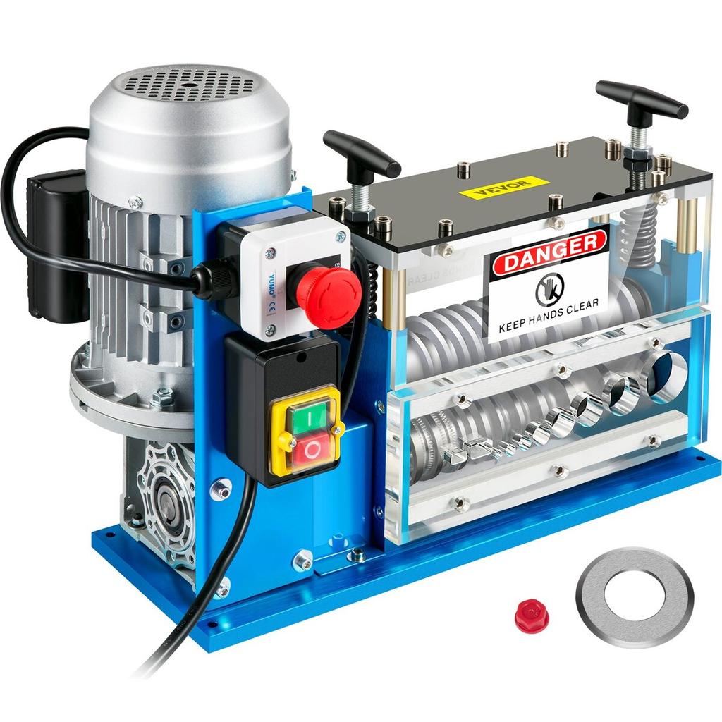 Electric Wire Stripping Machine, 0.06 inch-0.15 inch Automatic Wire Stripping Machine, 11 Channels 10 Blades Cable Stripping Machine, Wire Stripping