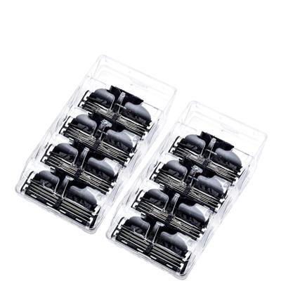 8 шт./лот Мужские бритвенные лезвия для бритья 3 слоя Бритвенная кассета