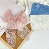Super Fairy Retro Lace Long Small Silk Scarf Women's Versatile Thin Small Scarf Headband Streamer