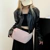New Women's Crossbody Shoulder Bag Macaron Color Simple Commuter Versatile Chest Bag Fanny Pack