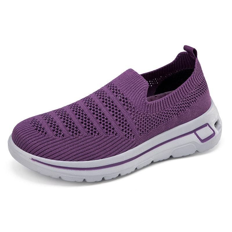 2025 пара легкие нескользящие дышащие туфли-слипоны повседневные универсальные для улицы для ходьбы спортивные туфли на одной педали ленивые туфли