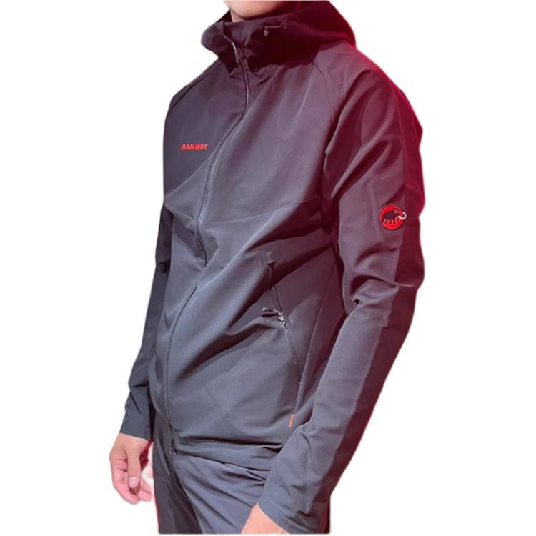 MAMMUT Macun 2.0 Soft Shell Jacket AF Asian Version Men's Black 1011-02420