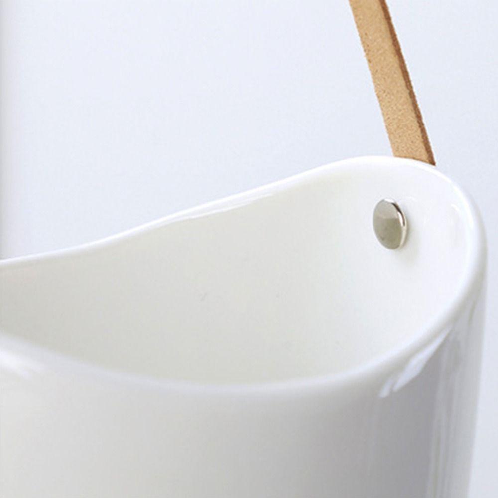 Гидропонная подвесная корзина для цветов, белый горшок для растений, переносной держатель для растений