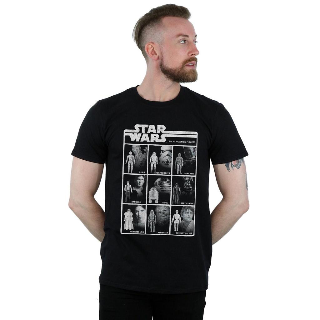 Star Wars Mens Class Of Action Figures T-Shirt