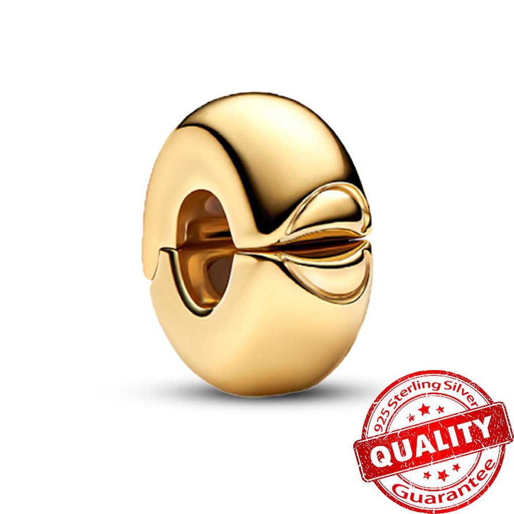 Gorgeous Copper Stones & Enamel Clip Beads & Seahorse Dangle Charm Fits Bracelet For Women Gold Necklace Pendant