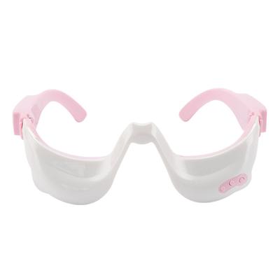 Массажер для глаз, удобный электрический микротоковой компрессионный нагревательный массажер для глаз, белый