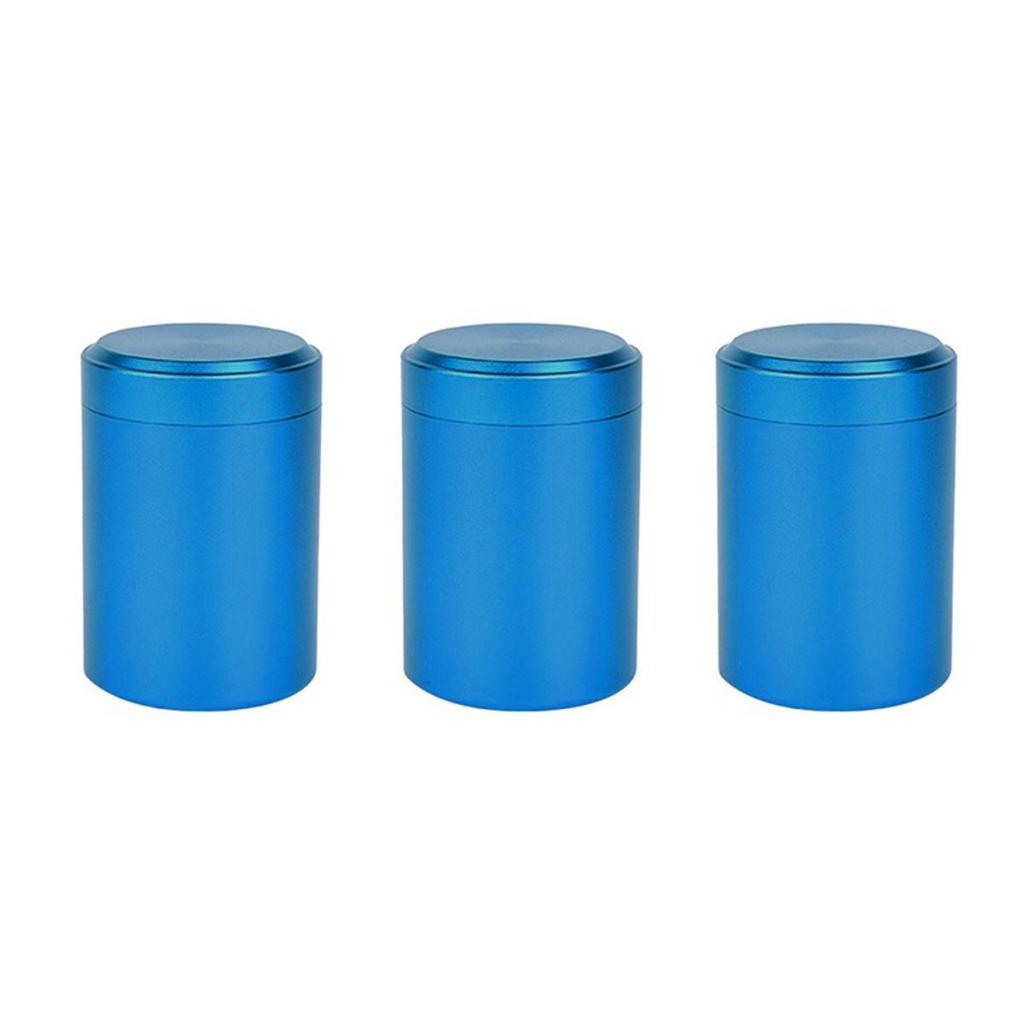 Airtight Smell Proof Container Quality Stainless Steel Mini Tea Cans Herb Stash Jar Chai Coffee Storage Box Tea Caddies Box