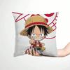 Наволочка с изображением Манки Д. Луффи из One Piece Эксклюзивная лимитированная серия для фанатов аниме Декор в тематике сокровищ для спальни студенческого общежития