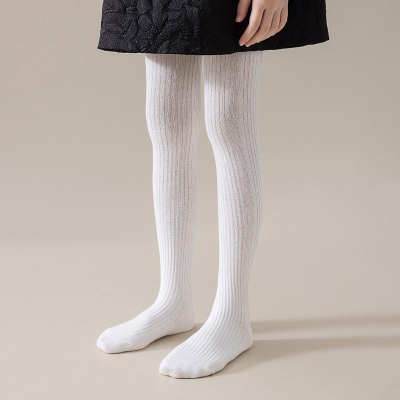 Колготки для девочек, теплые леггинсы, весна 2024, колготки для девочек, детские колготки, детские штаны, однотонная хлопковая одежда, весна-осень