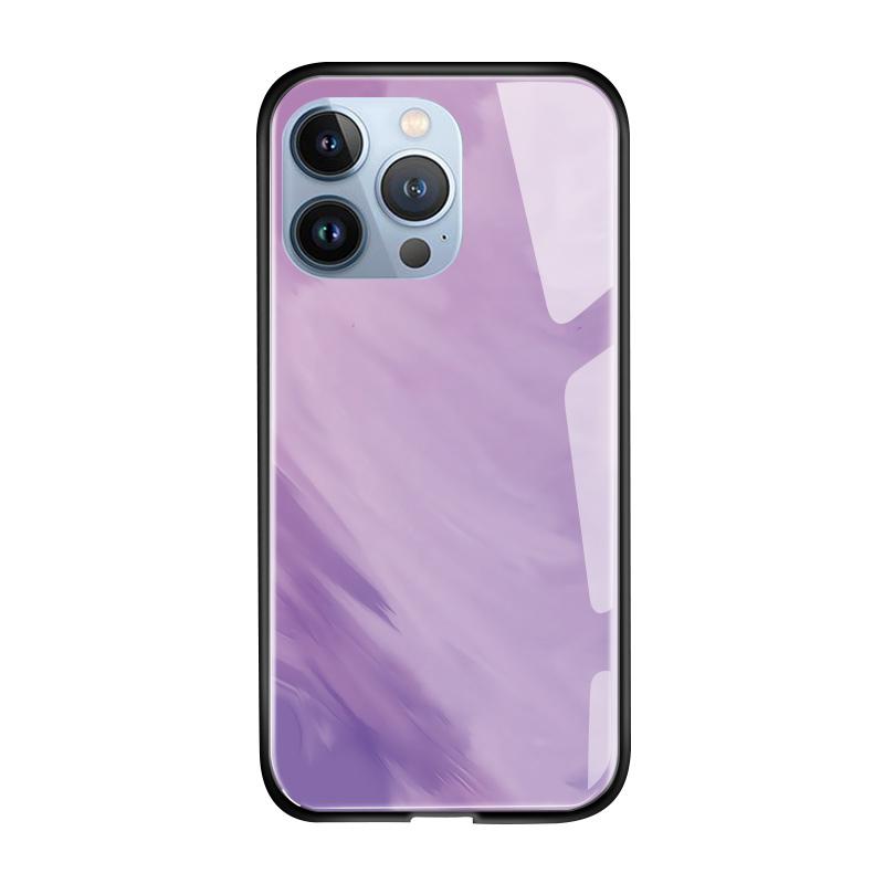 Чехол для телефона из закаленного стекла для iPhone 11 12 13 14 15 16 17 Redmi 10 12 14C Note10 Note14 Xiaomi 11Lite PocoC75 Мягкий край Ударопрочный Гладкий чехол