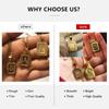 Initials Pendant Letter Name Necklace For Women Men Gold Silver Color Square Alphabet Charm Box Link Chain Couple Pendants Gpm05