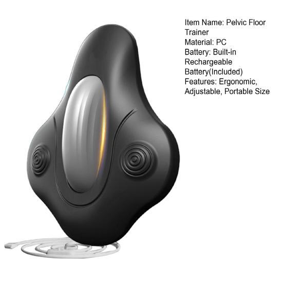 Электрический тренажер для мышц тазового дна с USB-зарядкой для мужчин и женщин, устройство для физиотерапии и укрепления тазового дна, тренировка мышечного контроля, подтягивание