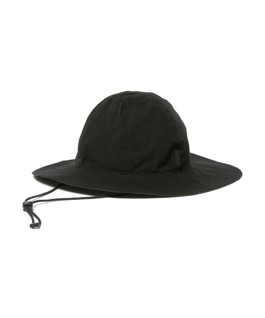 Snow Peak TAKIBI Light Ripstop Reversible Hat, Size 1BLACK, AC-25SU019, Perfect for Camping, Outdoor Activities, and Festivals.