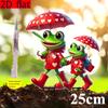 Parent-Child Frog, 2D Flat, Acrylic, Garden Plug, Garden Decoration, For Garden, Potted Plants, Gifts, Christmas, Halloween