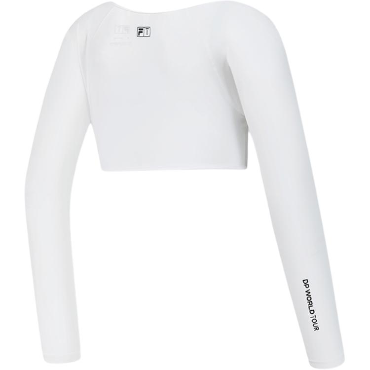 Fila X Европейский тур Коллаборация Гольф Серия Модный Мягкий Удобный Простой Топ с длинным рукавом Женские топы A13W435461F-WT