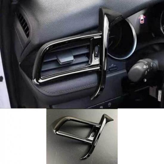 Glossy Black Console AC Left For Toyota Camry 2018- Air Outlet Vent Trim 1PC