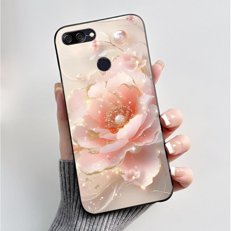 For Asus Zenfone Max Plus M1 ZB570TL X018 Case Fashion Butterfly Flowers Soft Black Silicone Cover For Asus Max Plus M1 Bumper