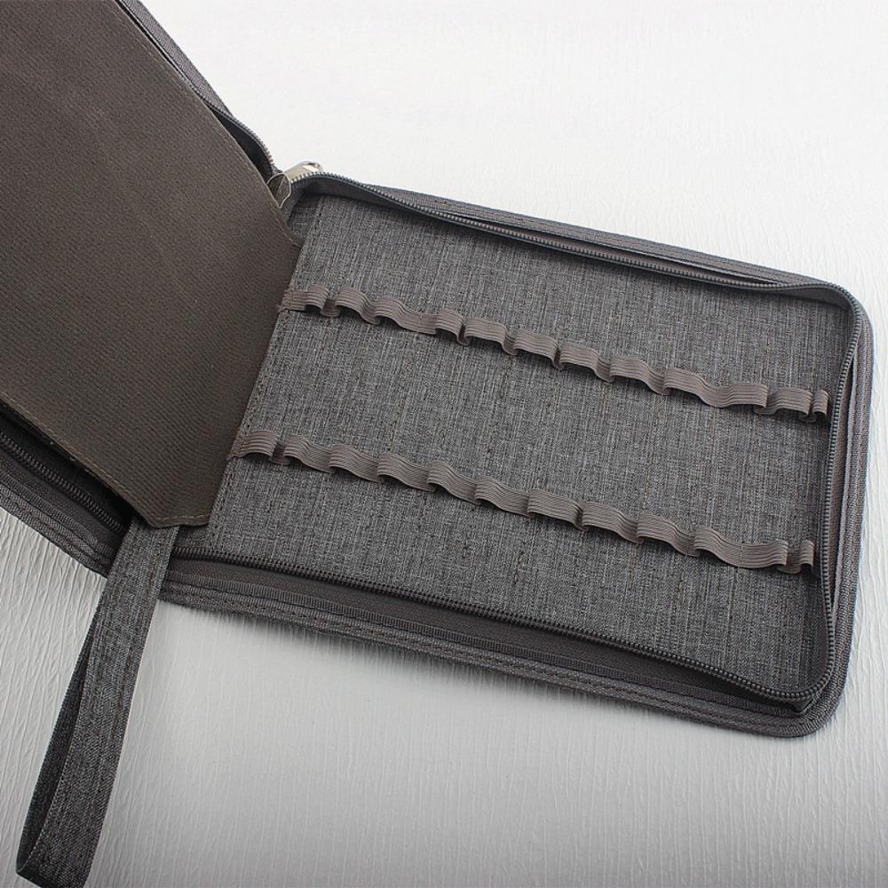 Сумка-пенал большой вместимости для ручек, пенал на молнии для перьевых ручек и карандашей, сумка для карандашей, держатель для письменных принадлежностей