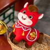 20cm Soft Stuffed Horse Plush Toy Cute Red New Year Decor Doll Gift For Friend Family