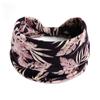 New Boho Cotton Wide Headband for Women Cashew Leopard Flower Print Turban Headwrap Knot Hairband Bandana Girls Hair Accessories