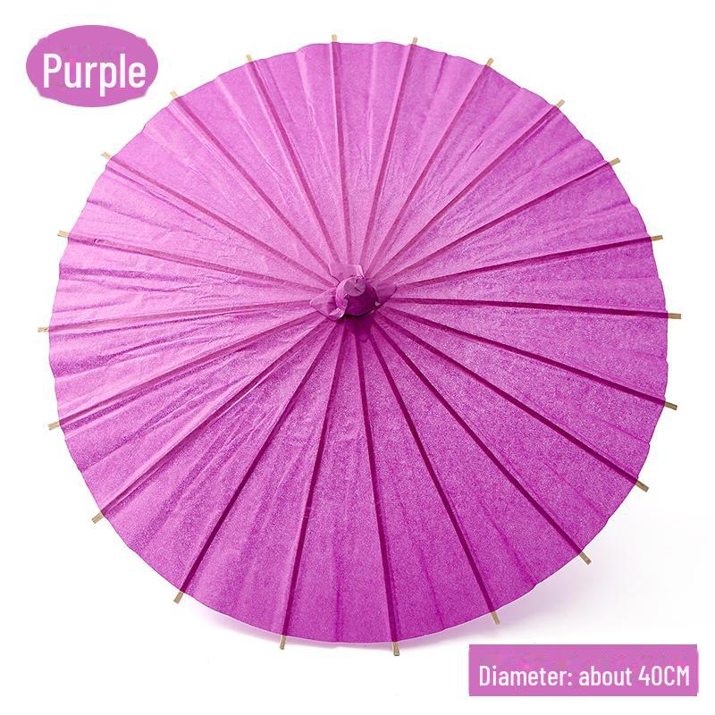 Детский зонтик из белой бумаги, расписанный вручную, в древнекитайском стиле, занятие по рукоделию для детского сада