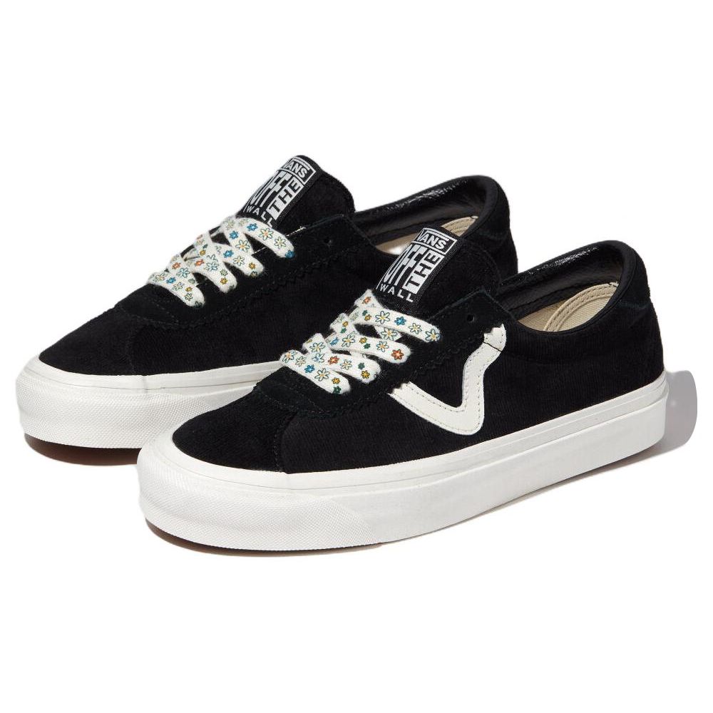 Vans Style 73 DX Anaheim Factory — черные вельветовые кроссовки унисекс, белые VN0A5KXFBLK