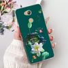 For Sony Xperia XA2 Case H3113 H3123 H3313 Cover Fashion Art Flower Painted Soft TPU Bumper on Sony Xperia XA2 Ultra H3213 Shell