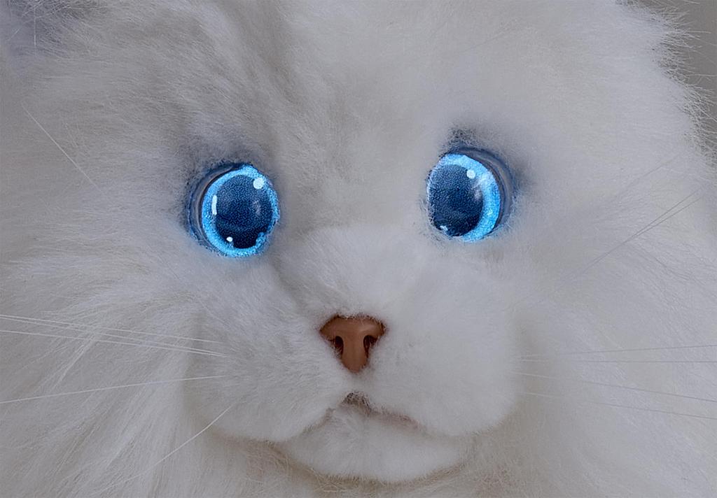 SEGA FAVE KIMIT Ragdoll Pet Robot Cat (White)