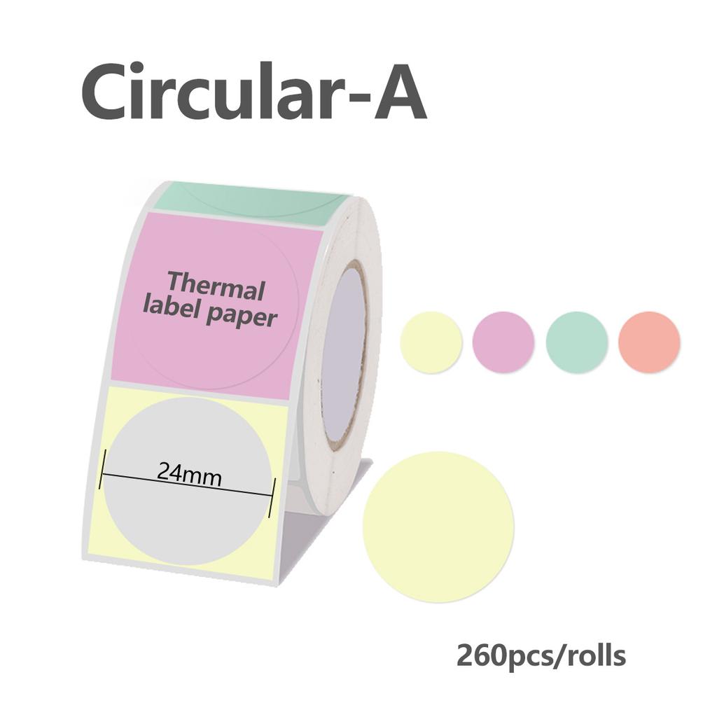 E210/P50/PT-260 Label Printer Sticker Self-Adhesive Thermal Paper, Compatible for Phomemo M110 M220 M200 Machine