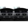 Для BMW E90 E92 E93 3 серии 2005-2012, настоящее углеродное волокно, центральное управление, украшение рамы для выхода воздуха, автомобильное украшение