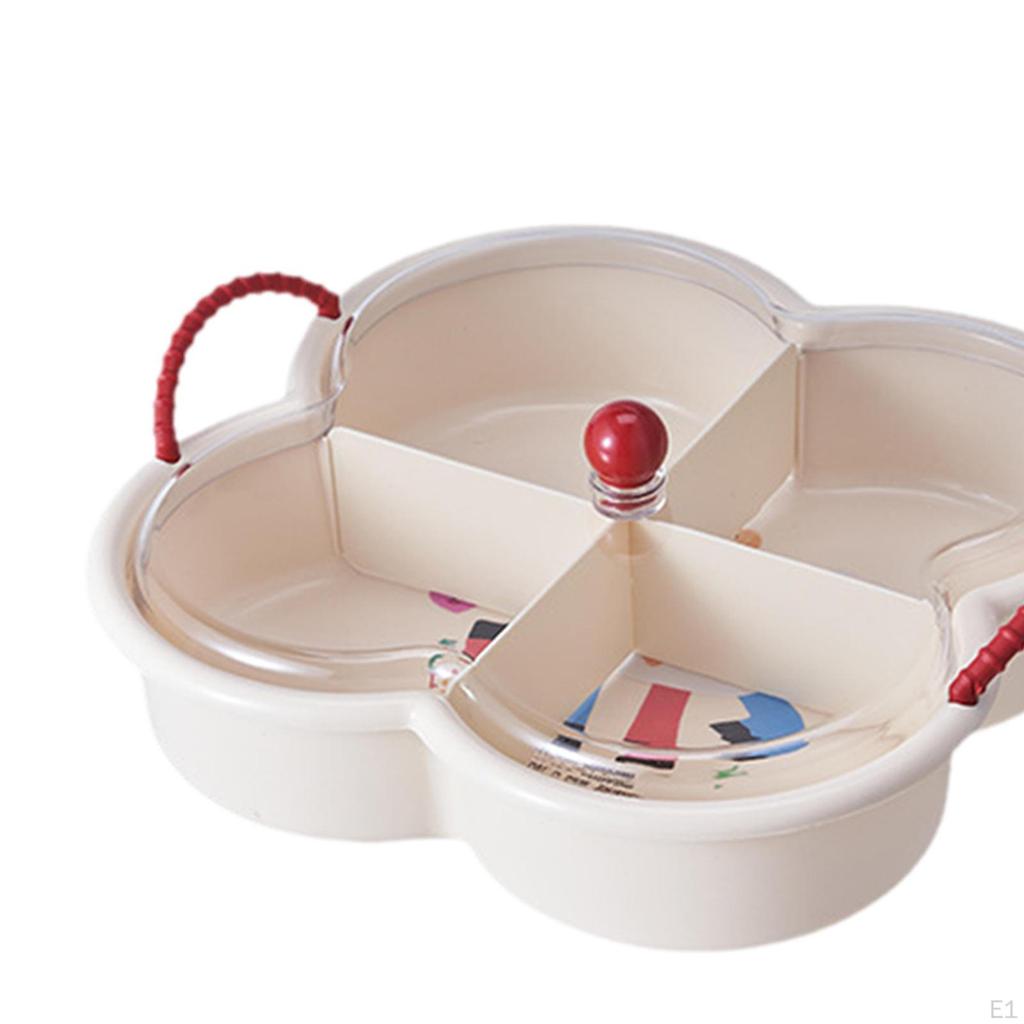 Divided Serving Tray Desserts Plate Snack Candy Dish Appetizer for